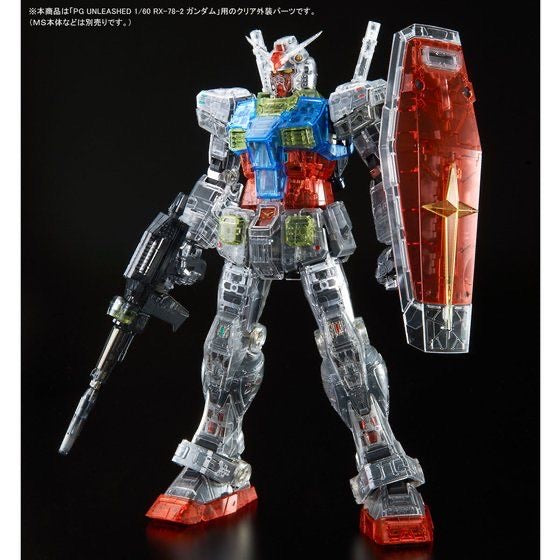 PG Unleashed 1/60 RX-78-2 Gundam [Clear Color Body Parts] (June & July Ship  Date)