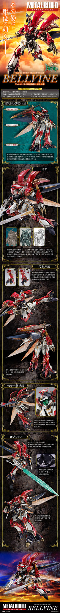 METAL BUILD DRAGON SCALE Bellvine (Na Kingdom Royal Guards Captain Version) (January & February Ship Date)