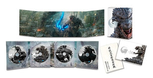 Godzilla-1.0 Blu-ray Deluxe Edition 4K Ultra HD Blu-ray Bundled 4 Disc Set + Godzilla Store Limited Movie Monster Set (August & September Ship Date)