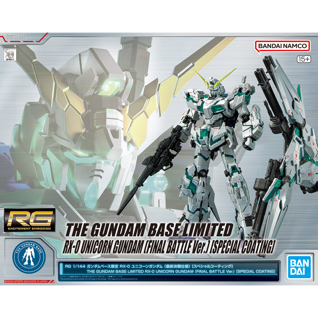 Gundam Base Limited RG 1/144 RX-0 Unicorn Gundam [Final Battle Ver.] [Special Coating]