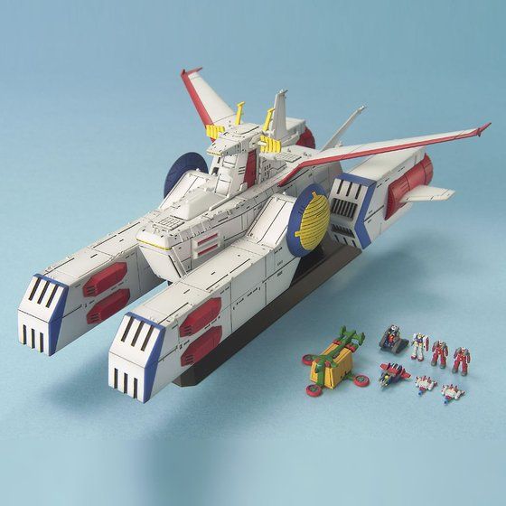 EX SCV-70 WHITE BASE 1/1700 プラモデル SCV-70 White Base EX Model 1/1700 Mobile Suit Gundam BANDAI