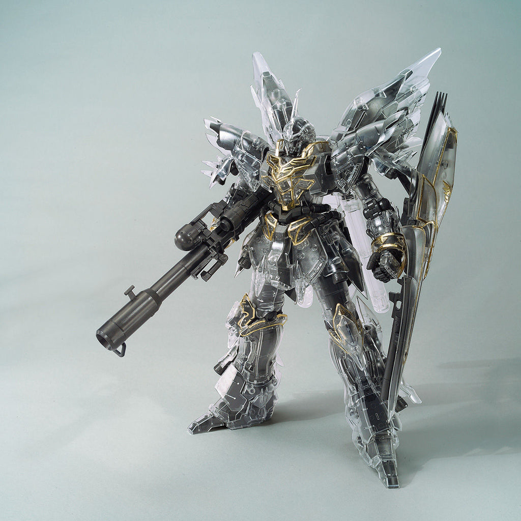 MG 1/100 Gundam Base Limited Sinanju [Mechanical Clear]