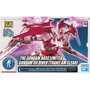 HGBD 1/144 Gundam Base Limited Gundam 00 Diver [Trans-Am Clear]