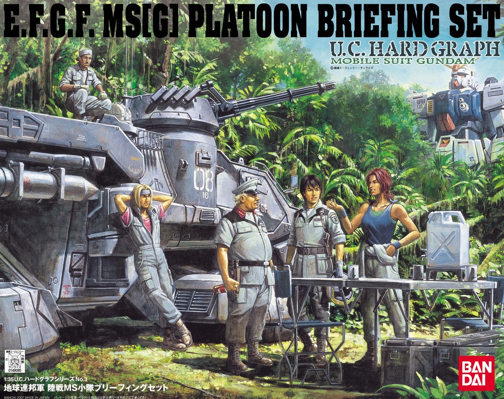 1/35 U.C. Hard Graph E.F.G.F. MS[G] Platoon Briefing Set