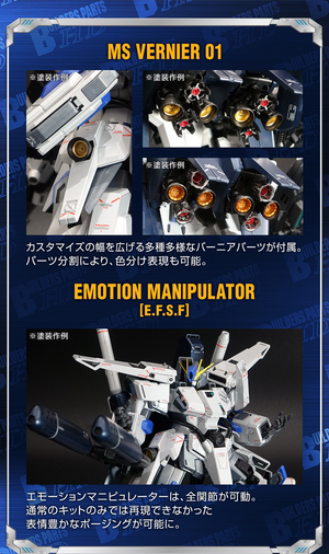 Gundam Base Limited 1/100 MS Vernier 01 & Emotion Manipulator [E.F.S.F.]