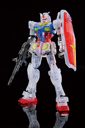 1/144 RX-78F00 Gundam (Clear Color) (No Dock)