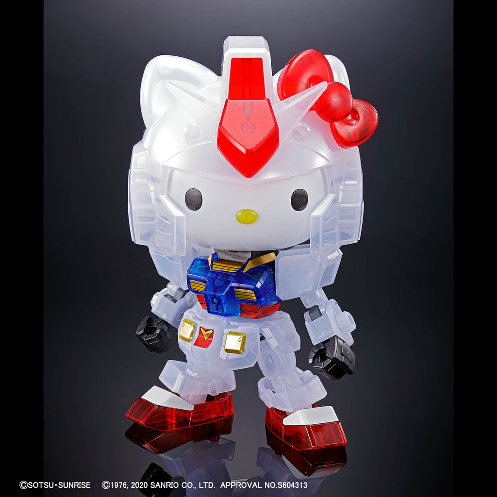 SD EX-Standard Hello Kitty x RX-78-2 Gundam (Clear Color)