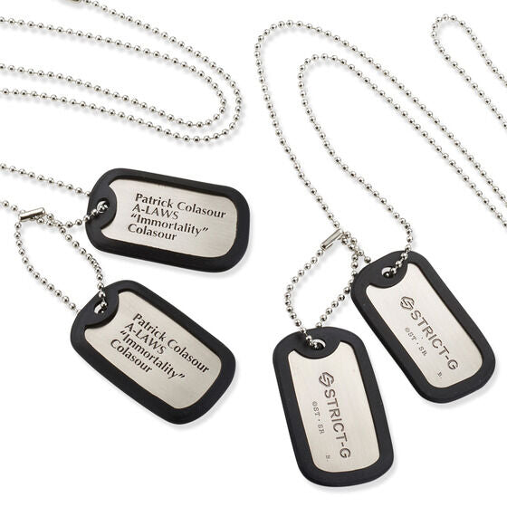 STRICT-G “Gundam 00” A-Laws Dog Tag Necklace - Patrick Colasour (January & February Ship Date)
