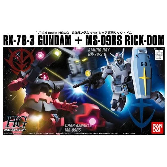 HG 1/144 G3 Gundam + Char's Rick Dom Set (December & January Ship Date)