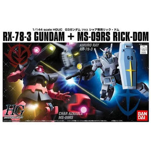 HG 1/144 G3 Gundam + Char's Rick Dom Set (December & January Ship Date)