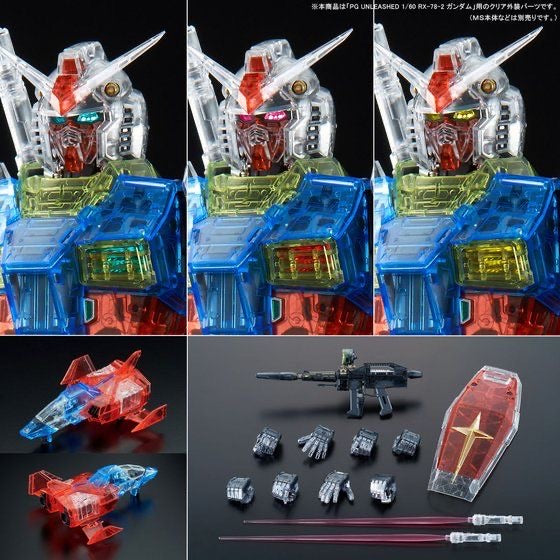 PG Unleashed 1/60 RX-78-2 Gundam [Clear Color Body Parts] (June & July Ship Date)