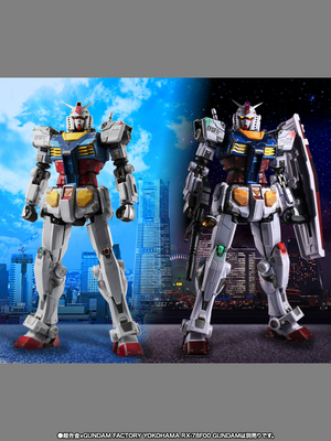 CHOGOKIN×GUNDAM FACTORY YOKOHAMA RX-78F00 GUNDAM (Night Illuminated Ver.)